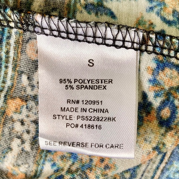 Women’s size small Pink Rose long modest floral and elephant print skirt - Picture 6 of 9